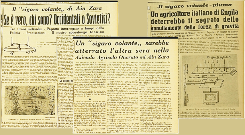 “A Flying Cigar Landed in Tripoli” – The Strange Story That Stirred Up the Italians in Libya